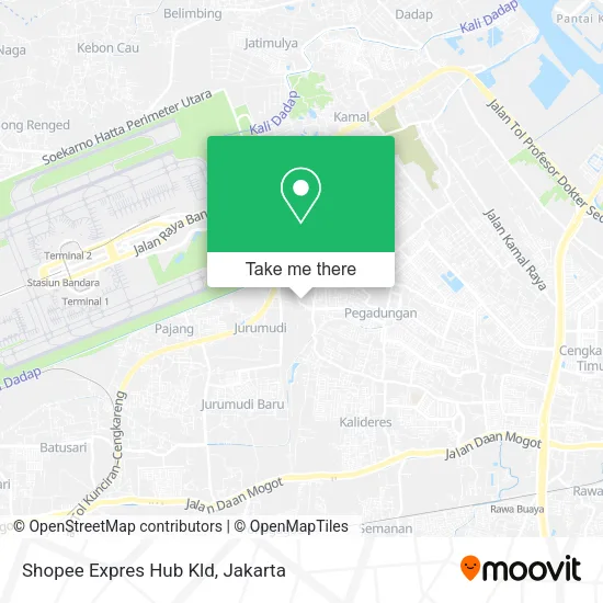 Shopee Expres Hub Kld map