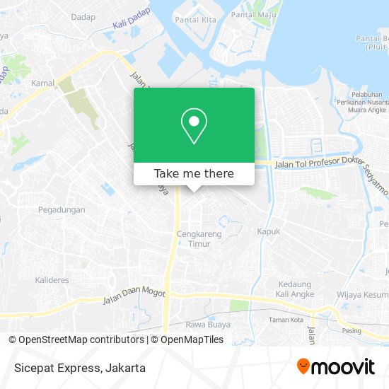 Sicepat Express map