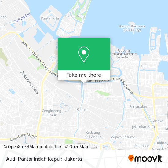 Audi Pantai Indah Kapuk map