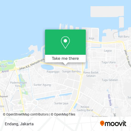 Endang map