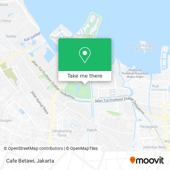 Cafe Betawi map