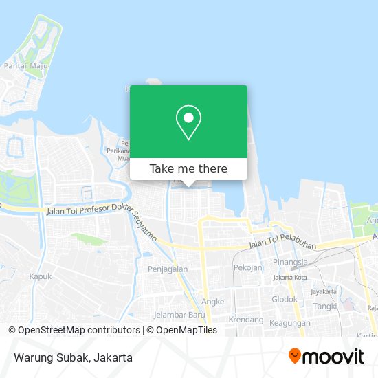 Warung Subak map