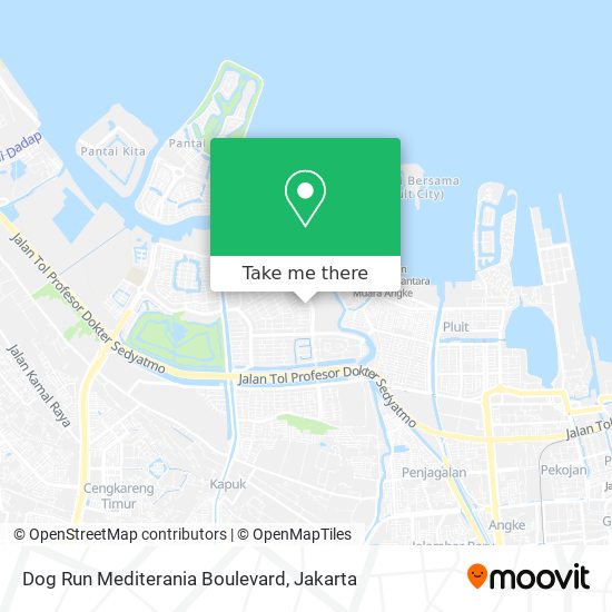 Dog Run Mediterania Boulevard map