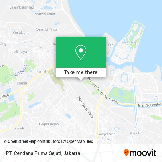 PT. Cendana Prima Sejati map