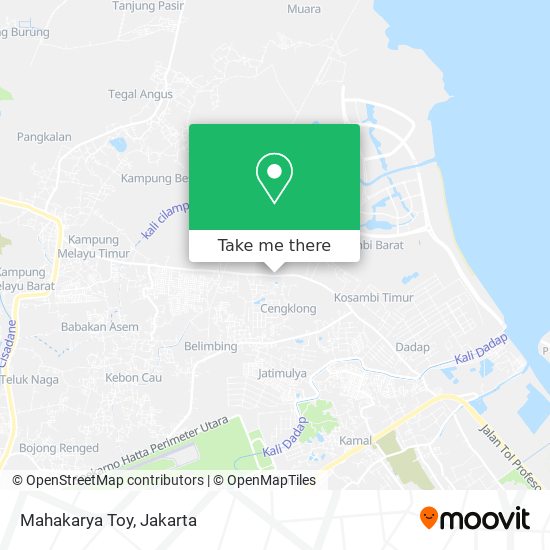 Mahakarya Toy map