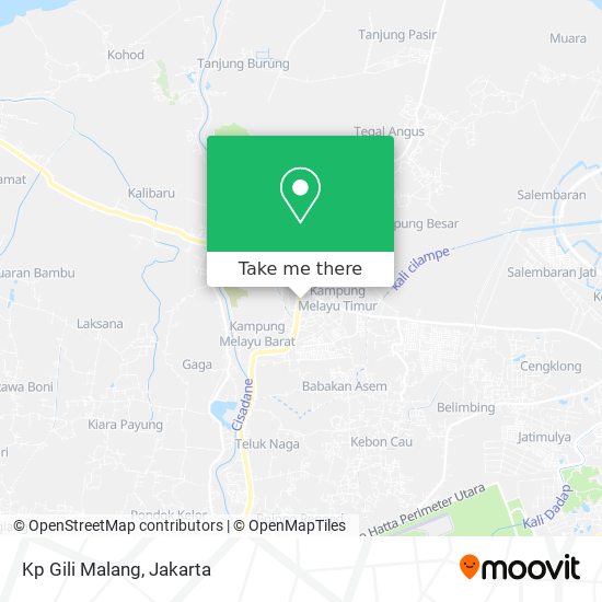 Kp Gili Malang map