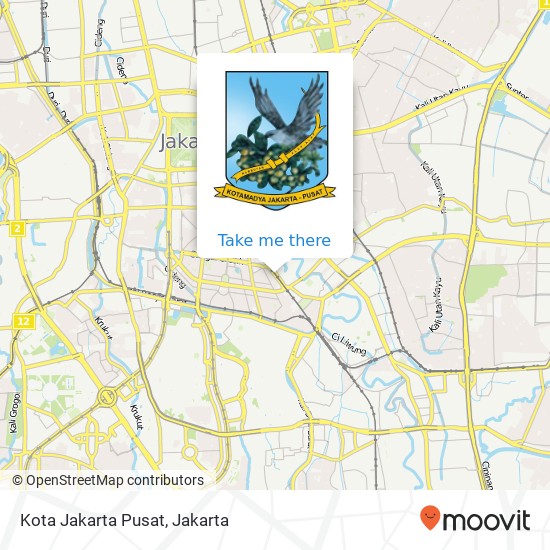 Kota Jakarta Pusat map