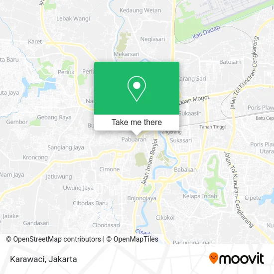 Karawaci map