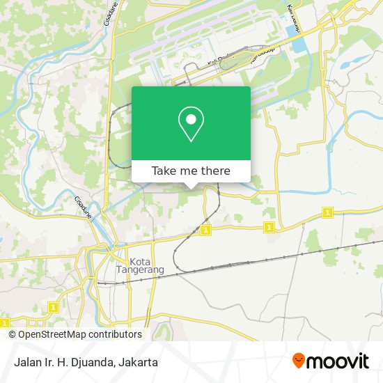 Jalan Ir. H. Djuanda map