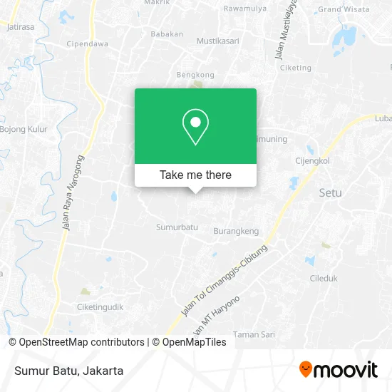 Sumur Batu map