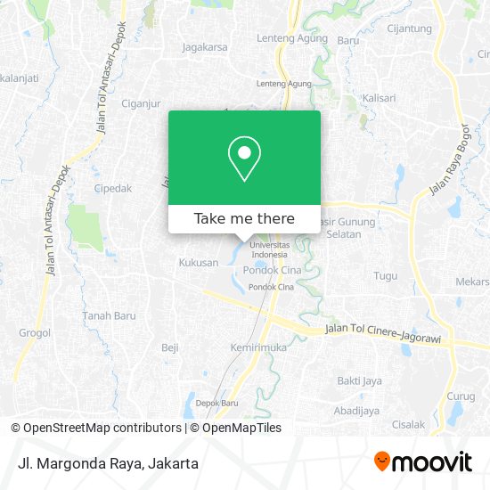 Jl. Margonda Raya map