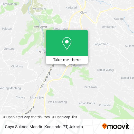 Gaya Sukses Mandiri Kaseindo PT map