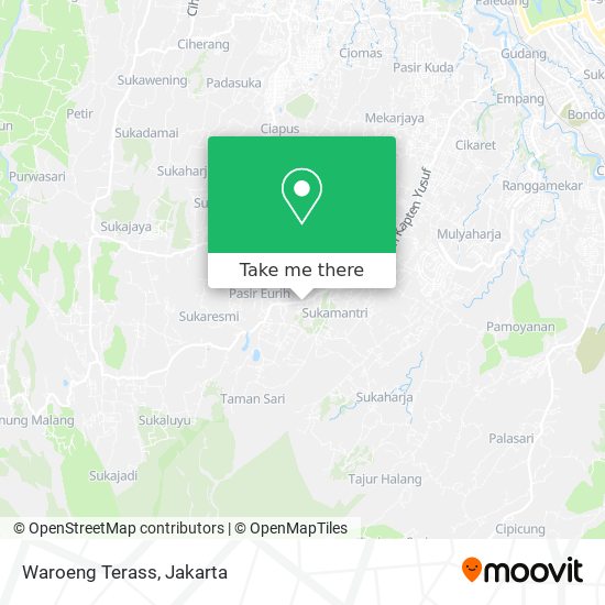 Waroeng Terass map