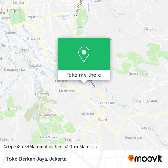 Toko Berkah Jaya map