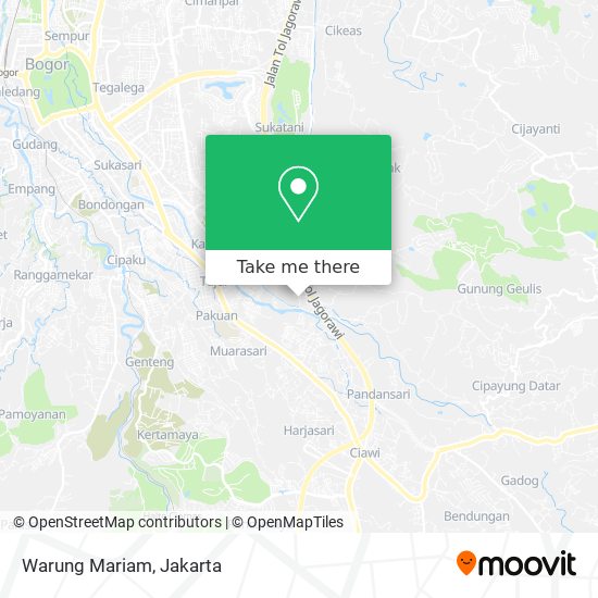 Warung Mariam map