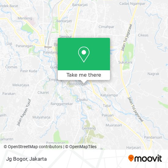 Jg Bogor map