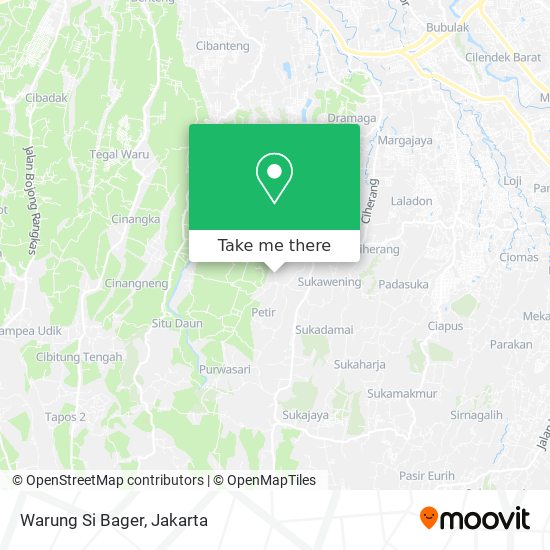 Warung Si Bager map