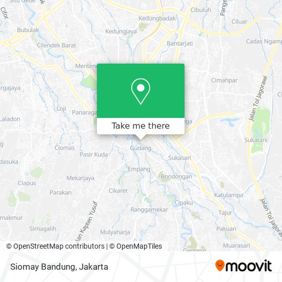 Siomay Bandung map