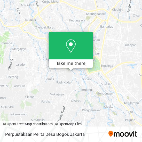 Perpustakaan Pelita Desa Bogor map