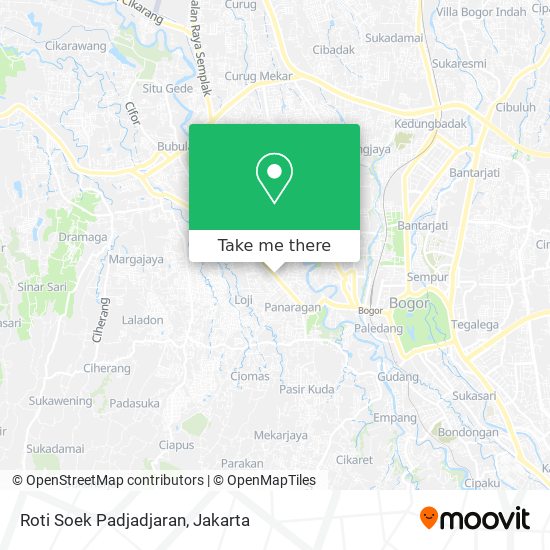 Roti Soek Padjadjaran map