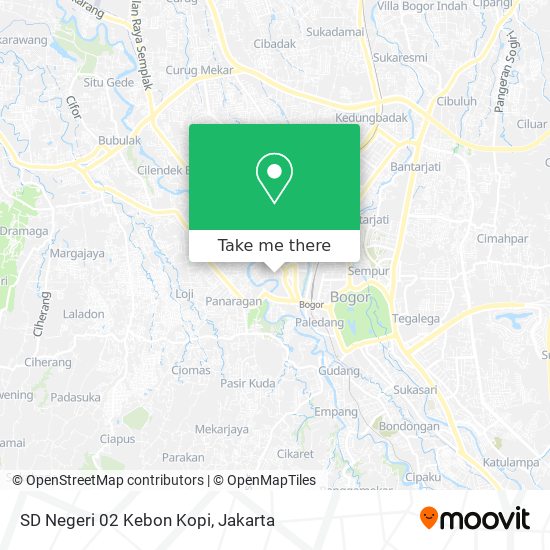 SD Negeri 02 Kebon Kopi map