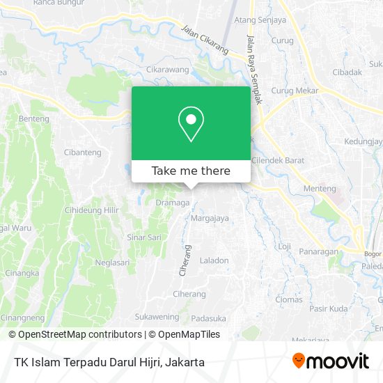 TK Islam Terpadu Darul Hijri map