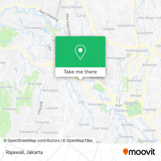 Rajawali map