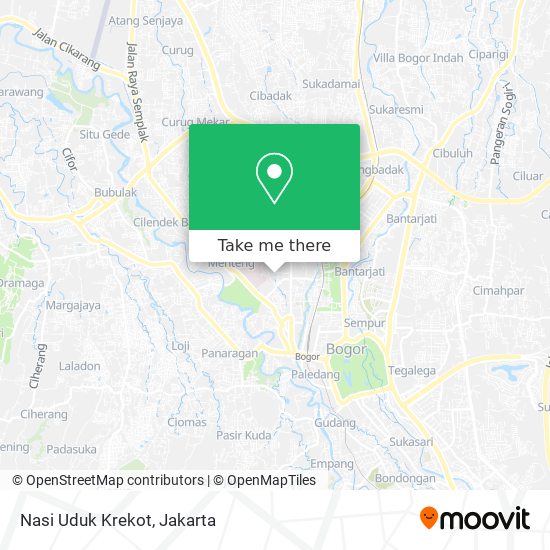 Nasi Uduk Krekot map