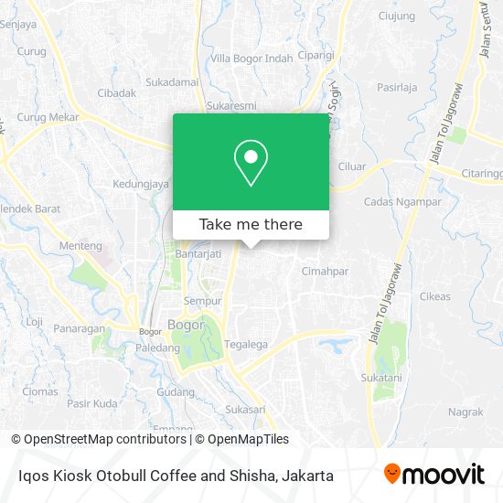Iqos Kiosk Otobull Coffee and Shisha map