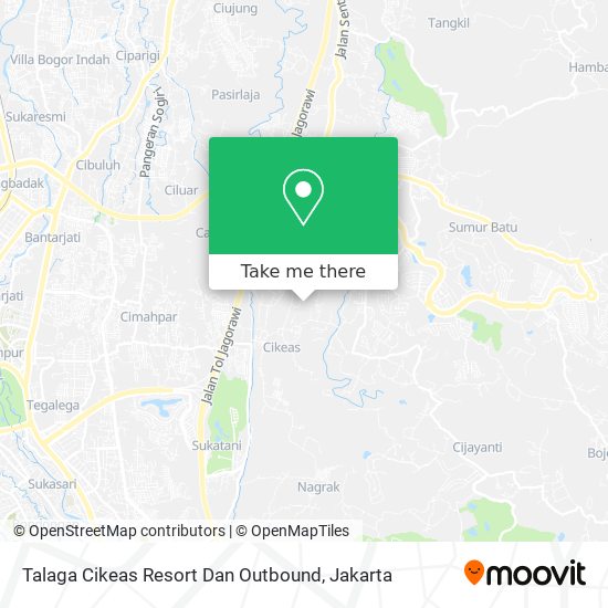 Talaga Cikeas Resort Dan Outbound map