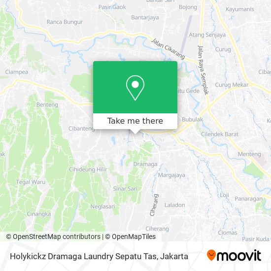 Holykickz Dramaga Laundry Sepatu Tas map