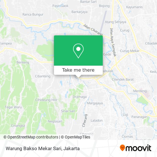 Warung Bakso Mekar Sari map