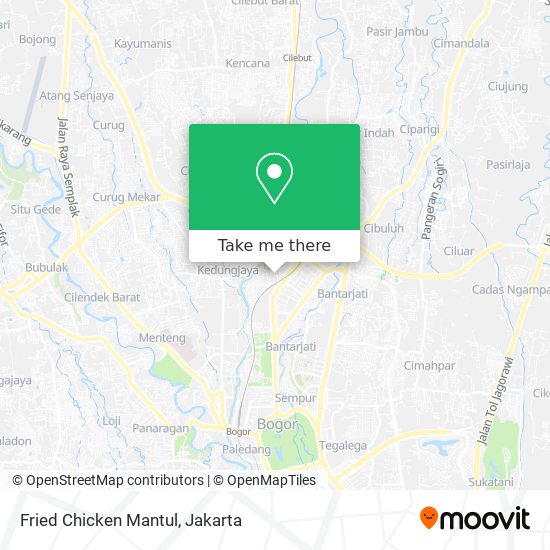 Fried Chicken Mantul map