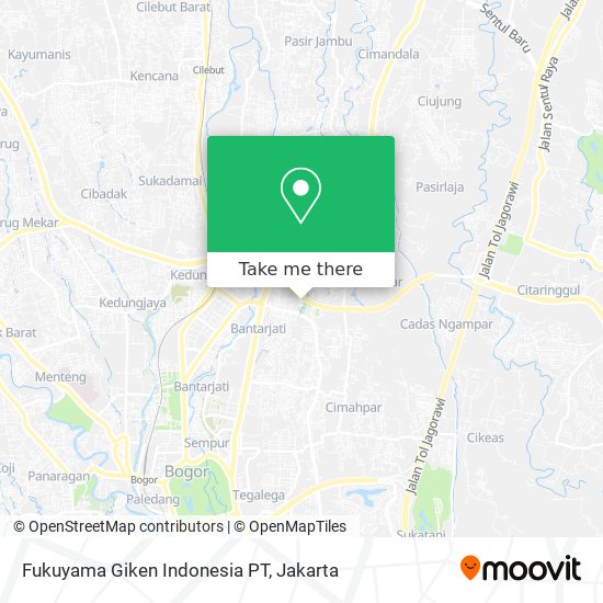 Fukuyama Giken Indonesia PT map