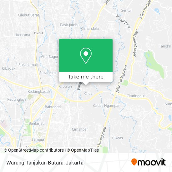 Warung Tanjakan Batara map