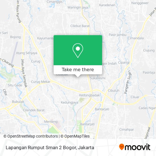 Lapangan Rumput Sman 2 Bogor map