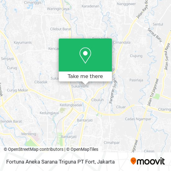 Fortuna Aneka Sarana Triguna PT Fort map