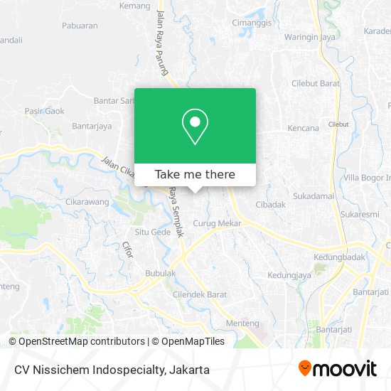 CV Nissichem Indospecialty map