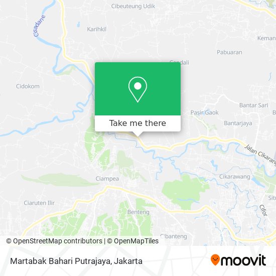 Martabak Bahari Putrajaya map