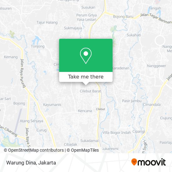 Warung Dina map