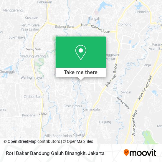 Roti Bakar Bandung Galuh Binangkit map