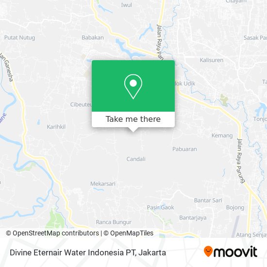 Divine Eternair Water Indonesia PT map