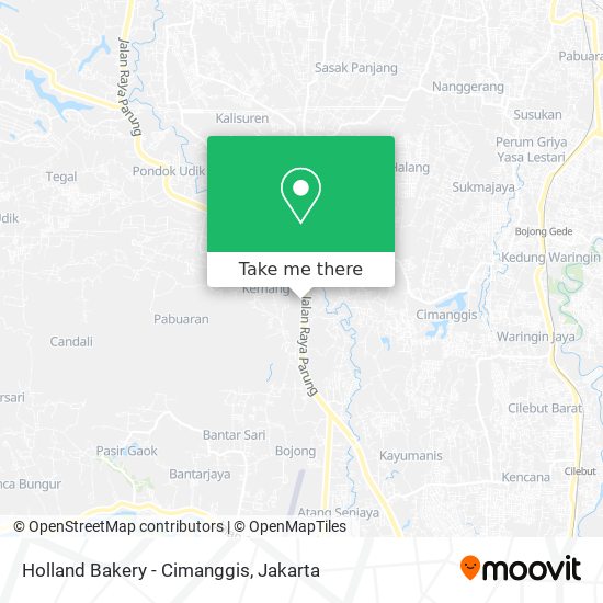 Holland Bakery - Cimanggis map