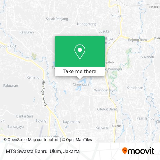 MTS Swasta Bahrul Ulum map