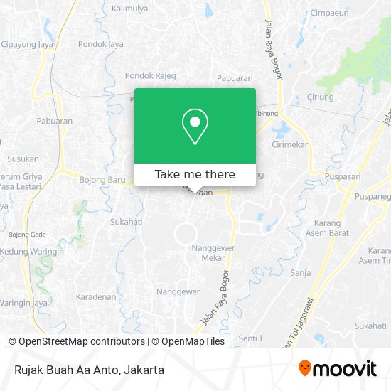 Rujak Buah Aa Anto map