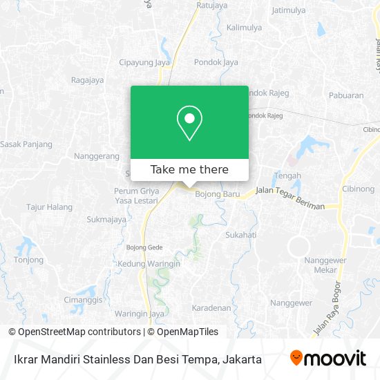 Ikrar Mandiri Stainless Dan Besi Tempa map