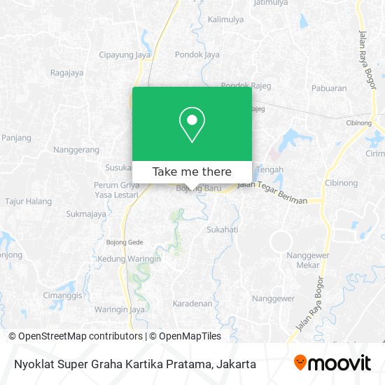 Nyoklat Super Graha Kartika Pratama map