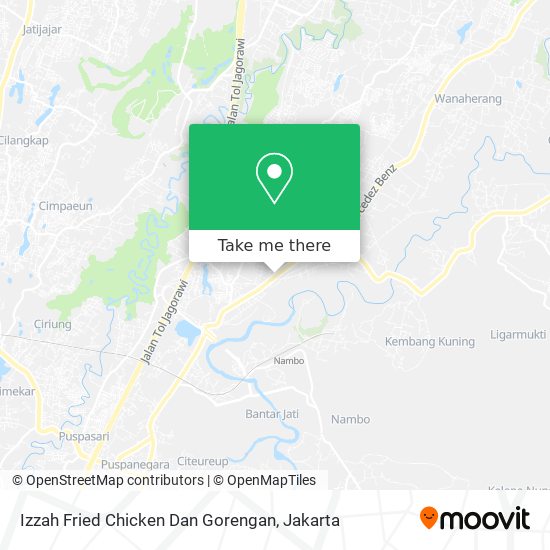 Izzah Fried Chicken Dan Gorengan map