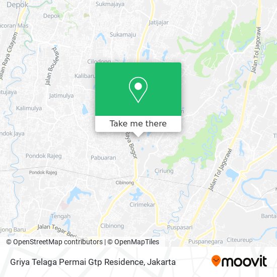 Griya Telaga Permai Gtp Residence map