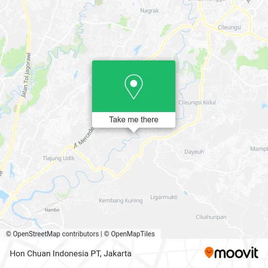 Hon Chuan Indonesia PT map